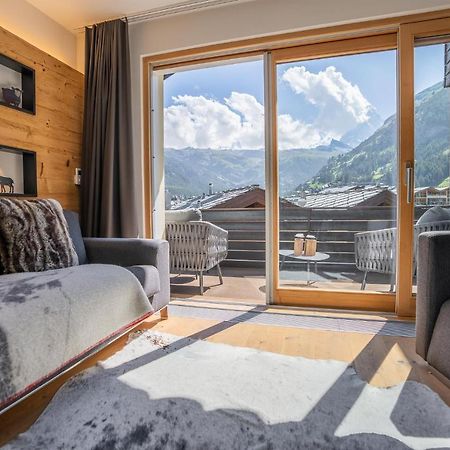 Moderne Wohnung Mit Ausblick Und Viel Sonne Церматт Екстер'єр фото
