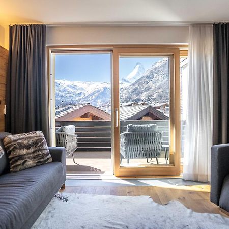 Moderne Wohnung Mit Ausblick Und Viel Sonne Церматт Екстер'єр фото