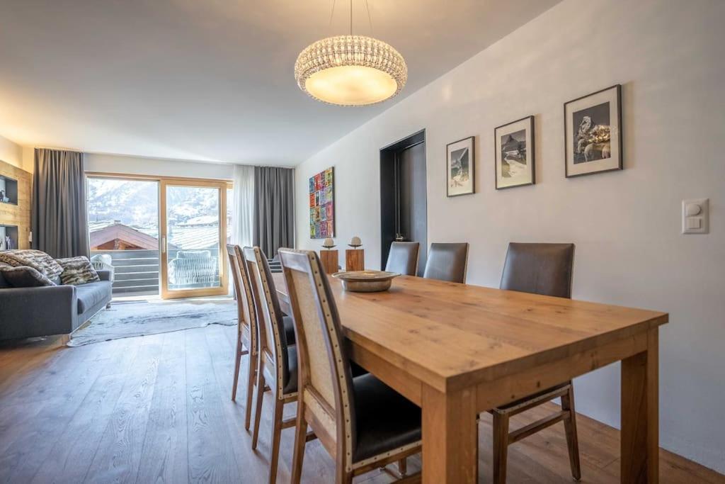 Moderne Wohnung Mit Ausblick Und Viel Sonne Церматт Екстер'єр фото