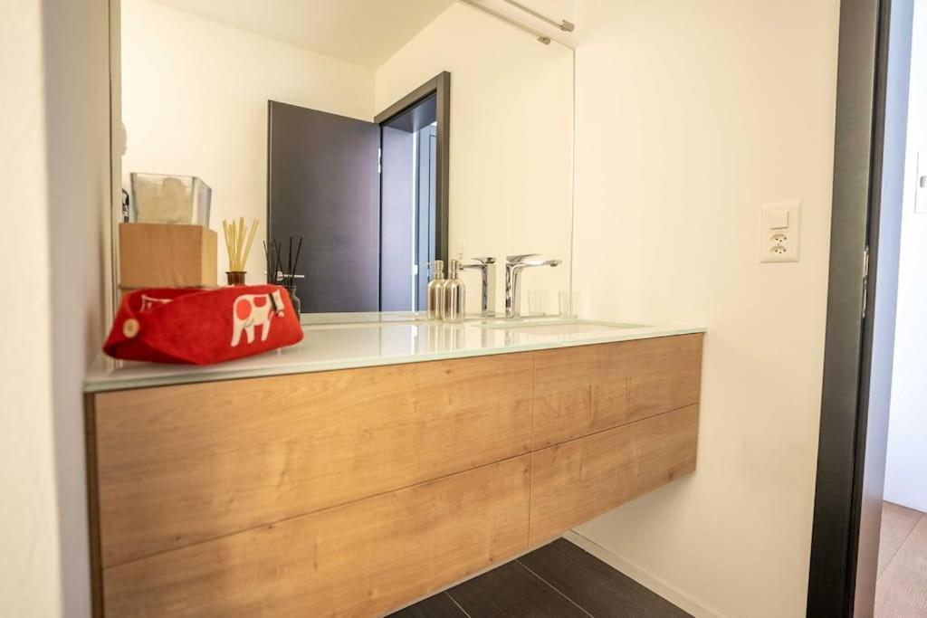Moderne Wohnung Mit Ausblick Und Viel Sonne Церматт Екстер'єр фото